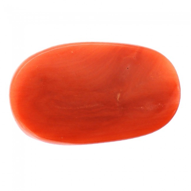 Oval Cut Red Coral