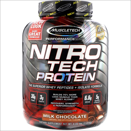 मसल टेक प्रोटीन सप्लीमेंट डोज़ फॉर्म: पाउडर