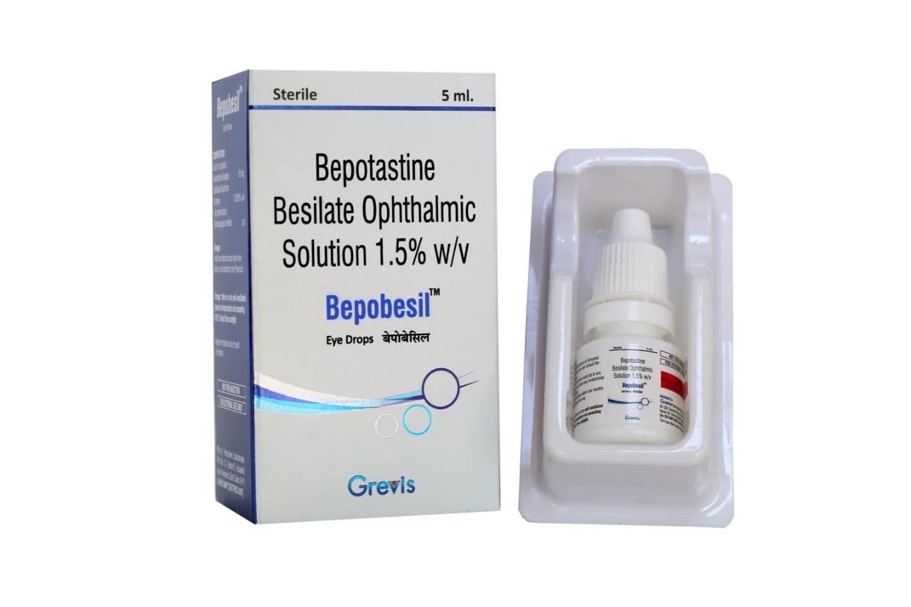 Bepobesil Eye Drops - Bepotastine Besilate 1.5% Liquid | Dosage As Per Doctor, Storage Below 25â°c, Recommended For Eye Care