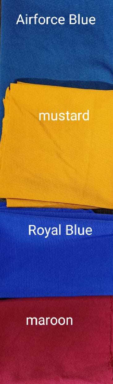 Available Polyester Dryfit 2- Way Lycra Fabric