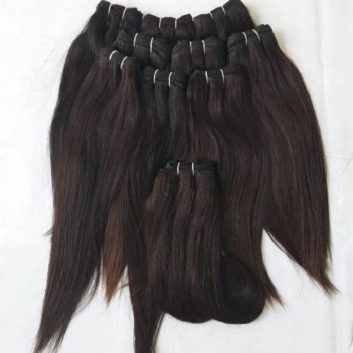 Brazilian Natural Straight Hair Extensions - Remy Hair, Available Lengths 6-40 Inches, Natural Color | Soft, Smooth, Tangle And Shedding Free, Easy To Maintain