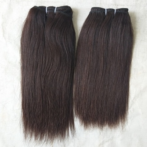 Brazilian Natural Straight Hair Extensions - Remy Hair, Available Lengths 6-40 Inches, Natural Color | Soft, Smooth, Tangle And Shedding Free, Easy To Maintain