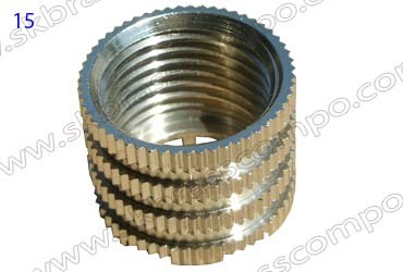 पीतल धातु आवेषण