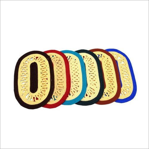 15X23 Inch Door Mat - Cotton, 15x23 Inch, Various Colors | Washable, Floral & Oval Shape Designs for Home Use