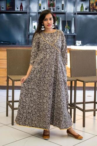 Cotton Long Kurti - Feature: Water Proof