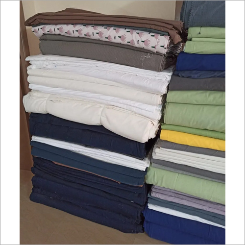 Soft Dyed Fabric - Dyed Material, Length As Per Requirement, Off White Color, Plain Pattern | Versatile, Soft Texture For Various Applications