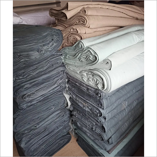 Soft Dyed Fabric - Dyed Material, Length As Per Requirement, Off White Color, Plain Pattern | Versatile, Soft Texture For Various Applications