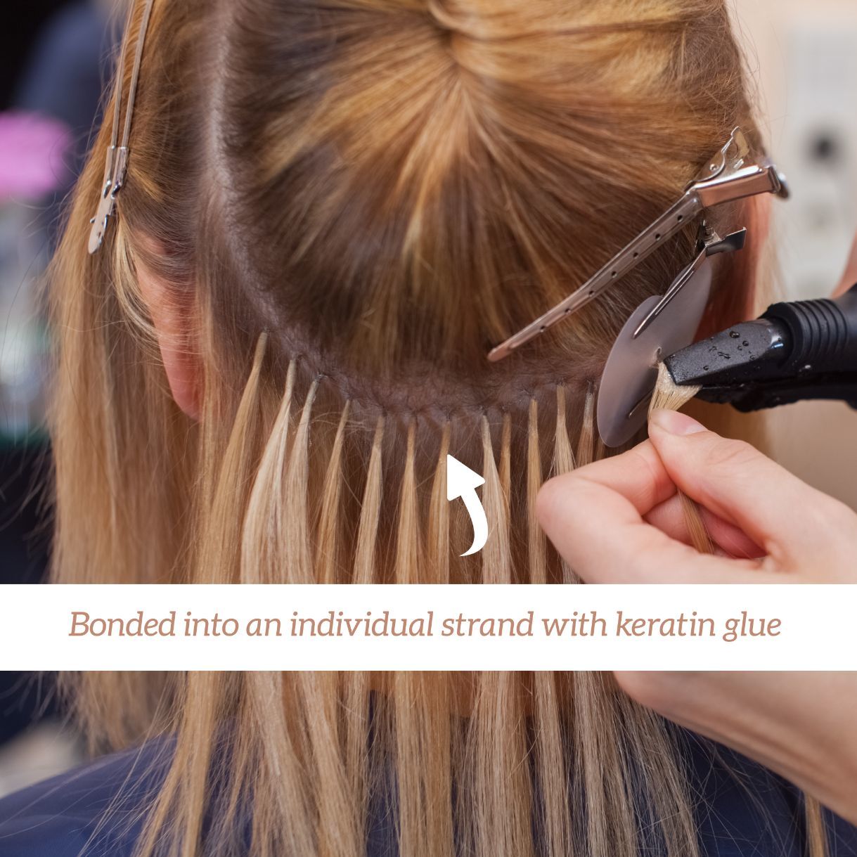 Fusion I-tip Keratin Extensions