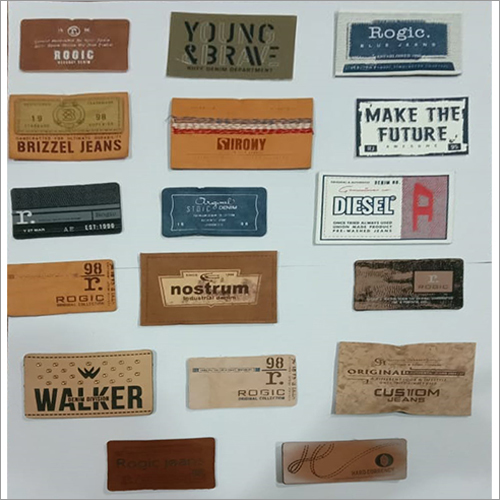 Jeans PU Labels - Polyurethane Faux Leather, Custom Shape Options | Eco-Friendly, Durable, Soft, Customized Printing Available