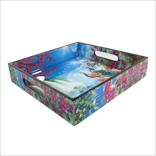 डिज़ाइनर लकड़ी की सर्विंग ट्रे