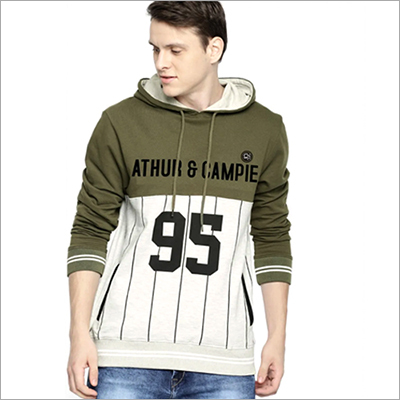 Mens Full Sleeves Hoodie Sweatshirt - Exclusive Yarn Fabric, Printed Design, Easy to Wash and Tumble Dry, High Comfort and Style