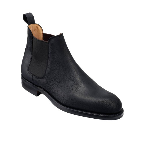 Black Mens Suede Boots
