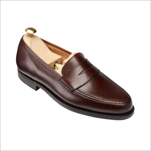 Brown Mens Leather Loafers