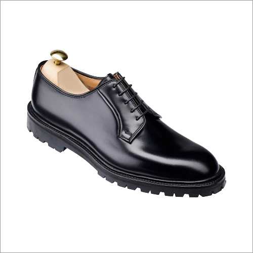 Black Mens Plain Formal Shoes