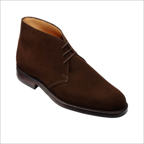 Brown Mens Suede Formal Shoes