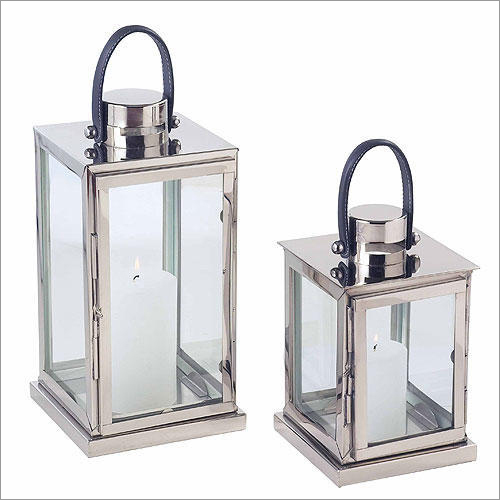 Silver Stainless Steel Lantern