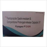 पैंटोप्राज़ोल गैस्ट्रो प्रतिरोधी और डोमपरिडोन लंबे समय तक रिलीज कैप्सूल आईपी