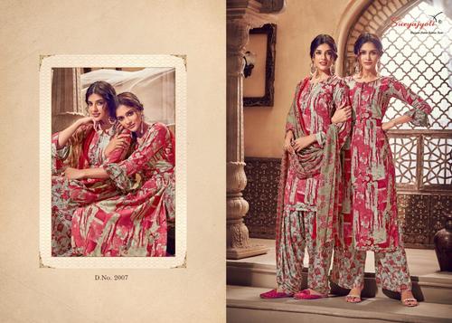 Grey & Light Pink Gulnar Vol-2