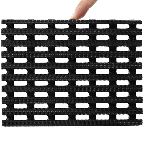 Black Cross Floor Mats