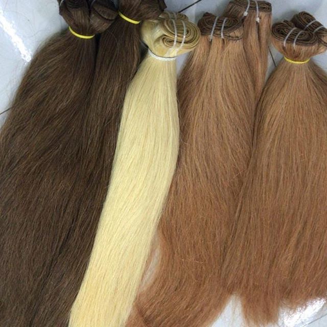 Colored Human Hair Extensions - Remy Hair, 8-40 Inch Lengths | Suitable For Women And Baby Girls, Warranty: 2 Years, Premium Quality In Natural Brown, Black, And Blonde Shades