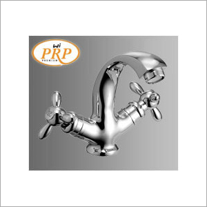 Center Hole Basin Mixer - Brass, 150mm Height, Chrome Finish | Durable Design, Elegant Style, Easy Installation, Water Saving, 6LPM Flow Rate