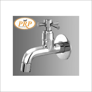 Bib Cock - Brass, 150x100x50 mm, Chrome Finish | Corrosion Resistant, Durable Design, Easy Installation, Long-lasting, Precise Control, Water Efficient