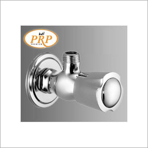 Angle Cock - Brass, 1/2 Inch, Chrome Finish | Threaded Connection, 10 Bar Pressure Rating, Ideal for Plumbing Applications