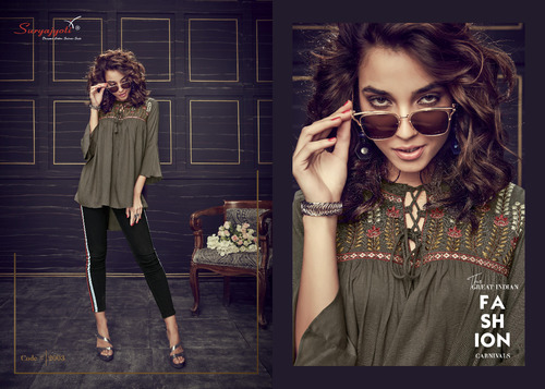 COSMIC VOL-1 - Rayon Digital Print Kurti, 45-46" Length | Available in M, L, XL, 2XL Sizes - Stylish Grey Pattern for Everyday Elegance