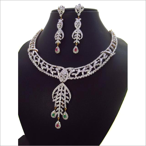 Cz Classic Necklace Set Gender: Women