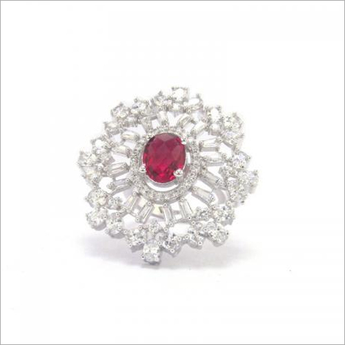 Ladies Fancy Cz Finger Rings Gender: Women