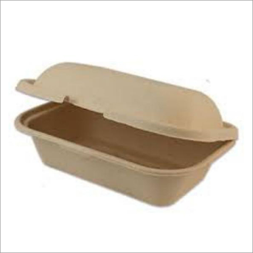 Bagasse Pulp Oval Container - 350 ml | Eco-Friendly Design for Events and Parties