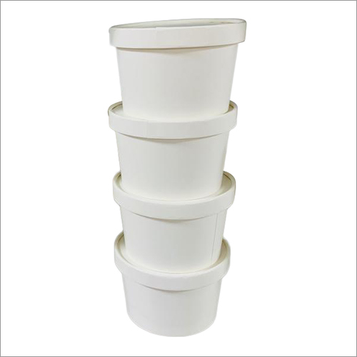 Paper Container - 350 ML Oval Paper Container , Disposable and Eco-friendly Design