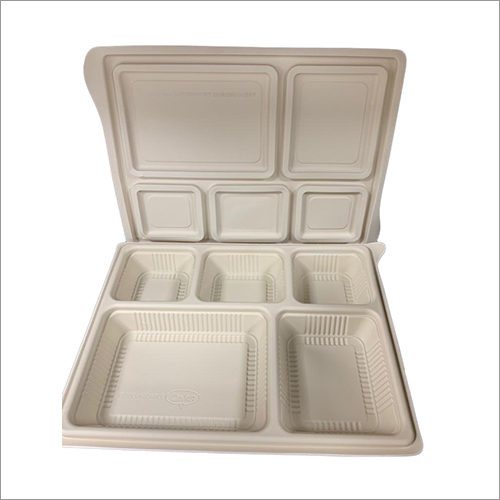 Brown Cornstarch Meal Tray