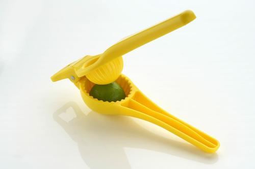 New Lemon Squeezer - PP Plastic, Blue/Red/Yellow | Easy Squeeze Mechanism for Maximum Juice Extraction from Lemons