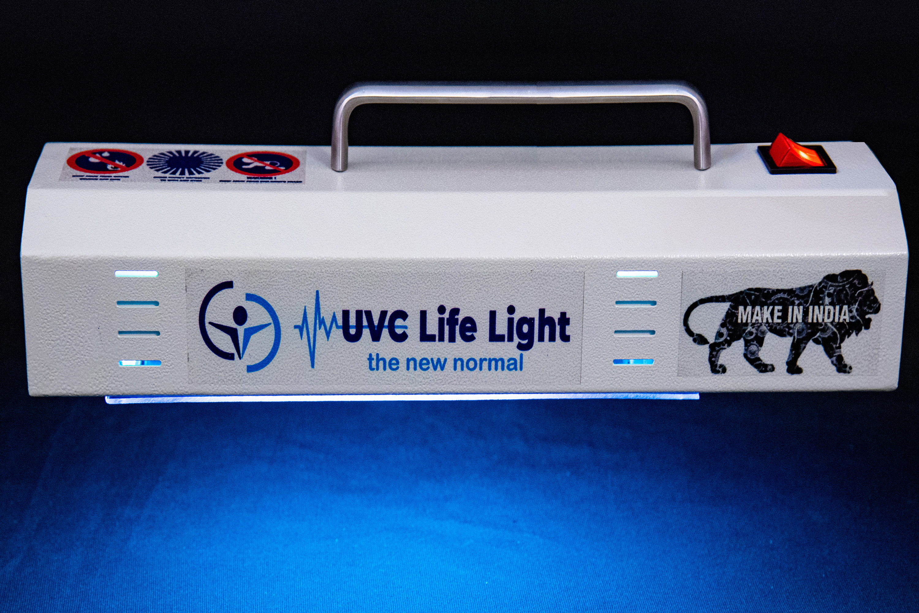 Uvc Hand Held Disinfectant - 35 Cm Length, White Color | 99.99% Virus & Germ Elimination, 11000 Hour Philips Uvc Lamp