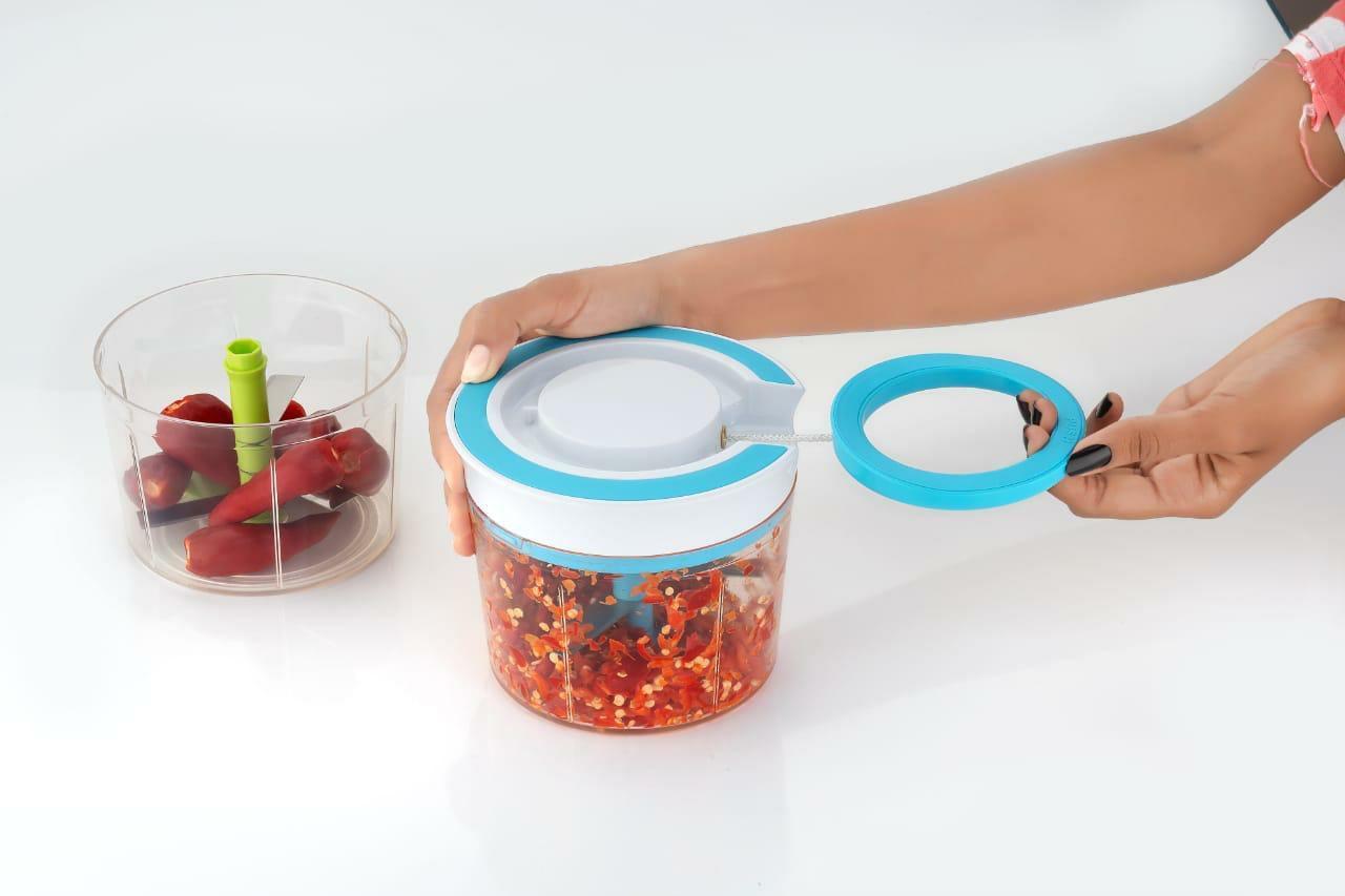 Blue 2 In 1 Handy Chopper