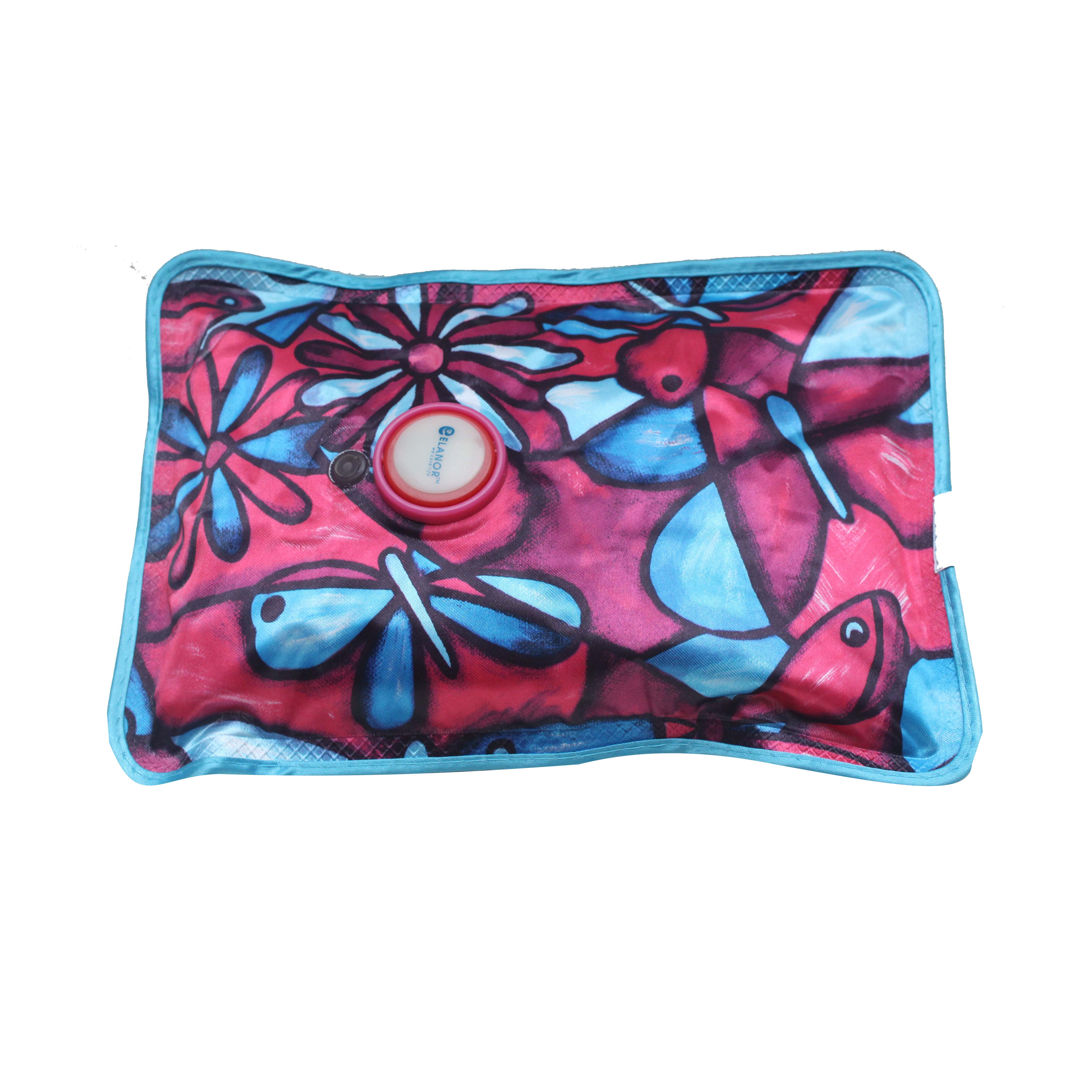 Electric Warm Bag - Flannel And Pvc, 1000 Gm, Multicolor Design | Thermostat Control, Soft Touch, Antibacterial, Energy Efficient