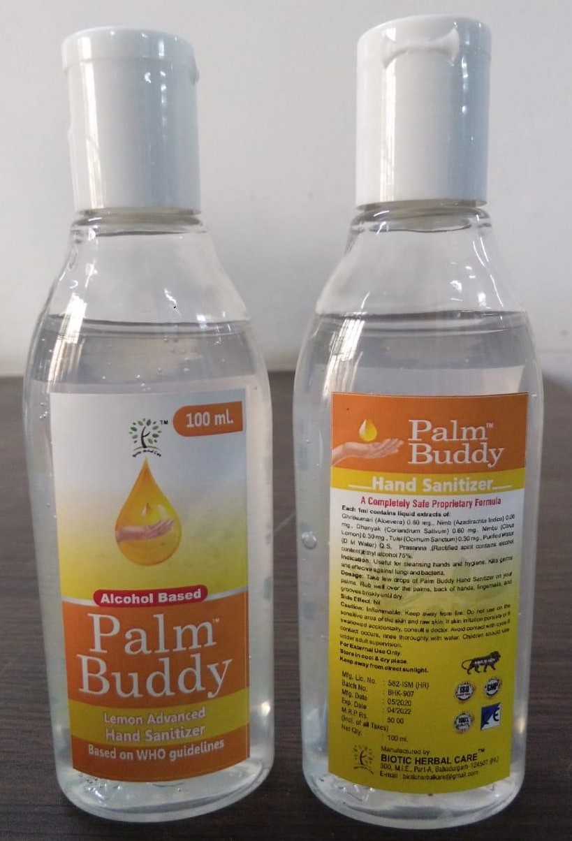 Alcohol Based Hand Sanitizer