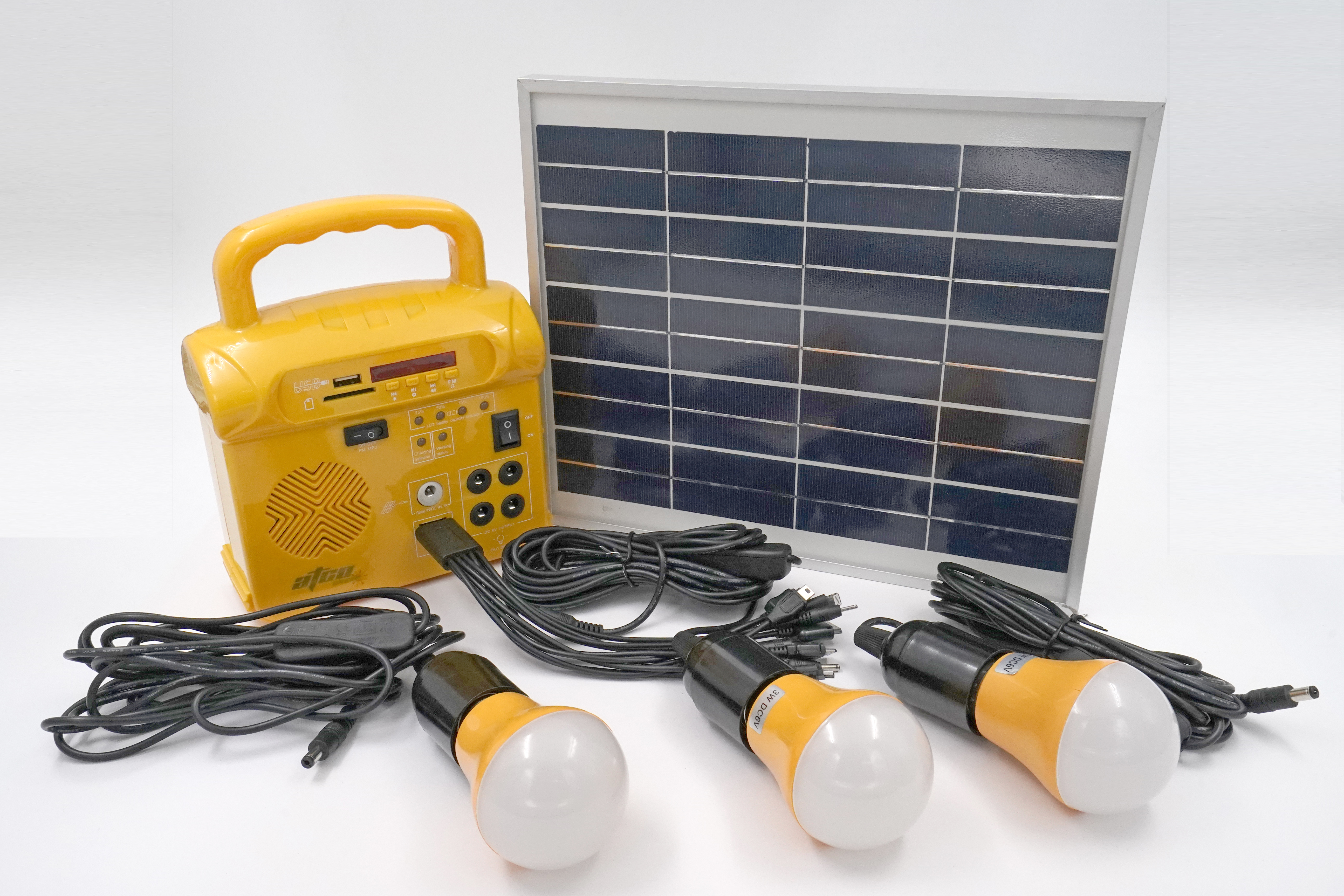Plenary Solar Home Lighting System Atcogreen Sunlink Cable Length: 5 Meter (M)
