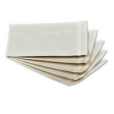 Packaging List Envelopes - 60 Microns Ldpe Writable With Ball Point Or Permanent Marker Weatherproof & Tamper Proof Design