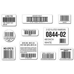 Barcode Labels - Thermal, Chromo, Antiperal, Anti Silver, Antimatt Paper, 0.02mm-0.5mm Thickness | Custom Shapes, Adhesive Sticker, Perfect Printing, Fine Texture