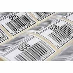 Barcode Labels - Thermal, Chromo, Antiperal, Anti Silver, Antimatt Paper, 0.02mm-0.5mm Thickness | Custom Shapes, Adhesive Sticker, Perfect Printing, Fine Texture