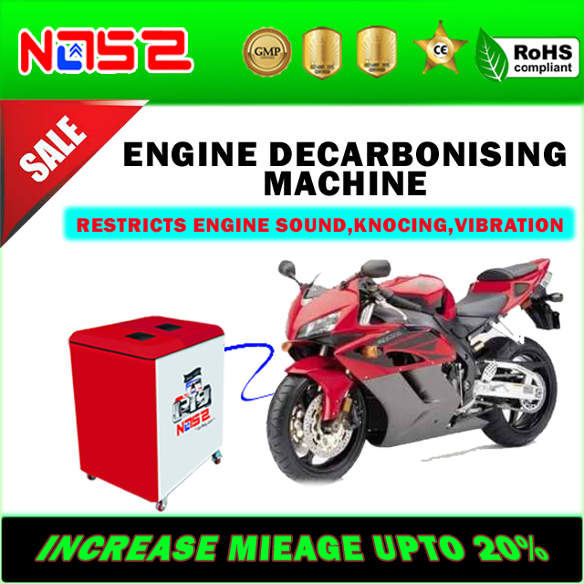 Engine Carbon Cleaner - Metal, 31x22 Inches | Red With White, 110/220/230 Volt, 100 Kg Weight, Diesel Fuel Type