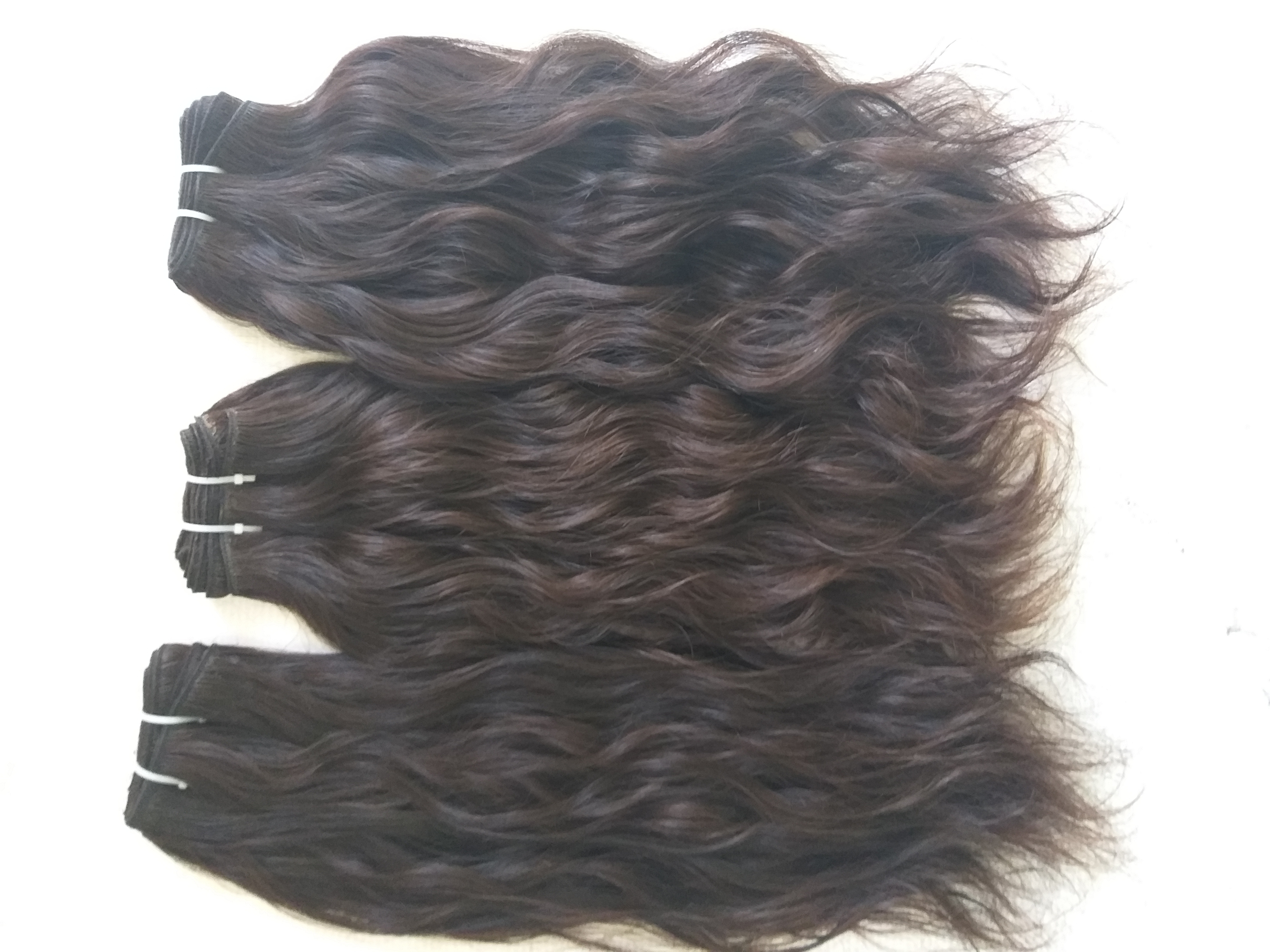 Natural Black Indian Remy Wavy Human Hair