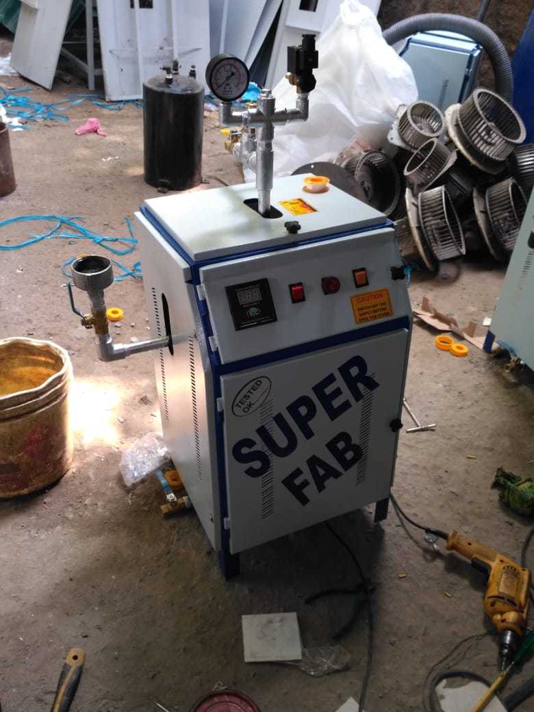 Electrical Steam Boiler - Color: Blue & White