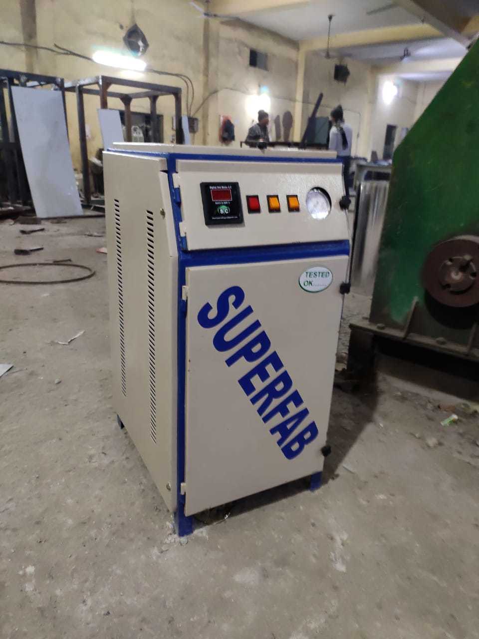 Electrical Steam Boiler - Color: Blue & White