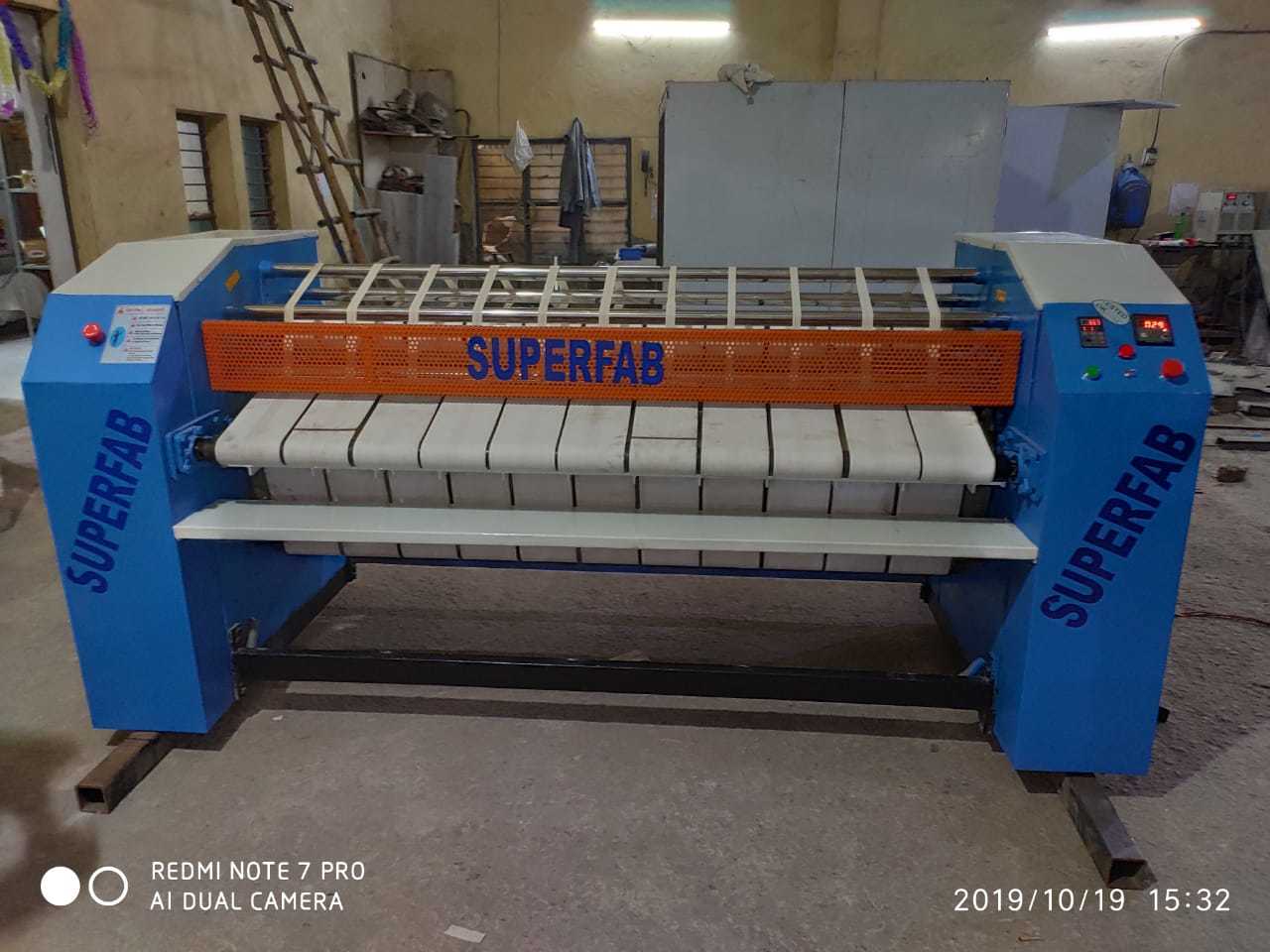 Flat Work Drier Ironer - Color: Blue & White