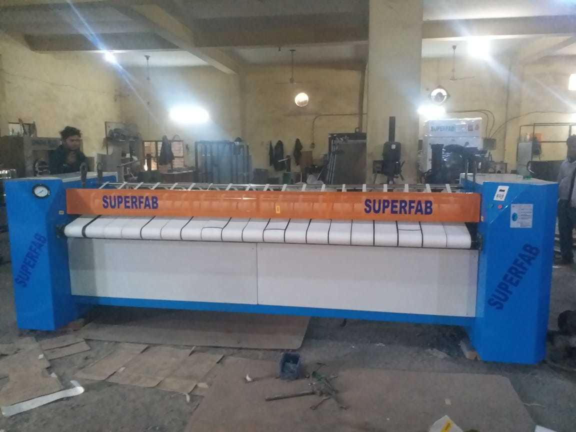 Flat Work Drier Ironer - Color: Blue & White