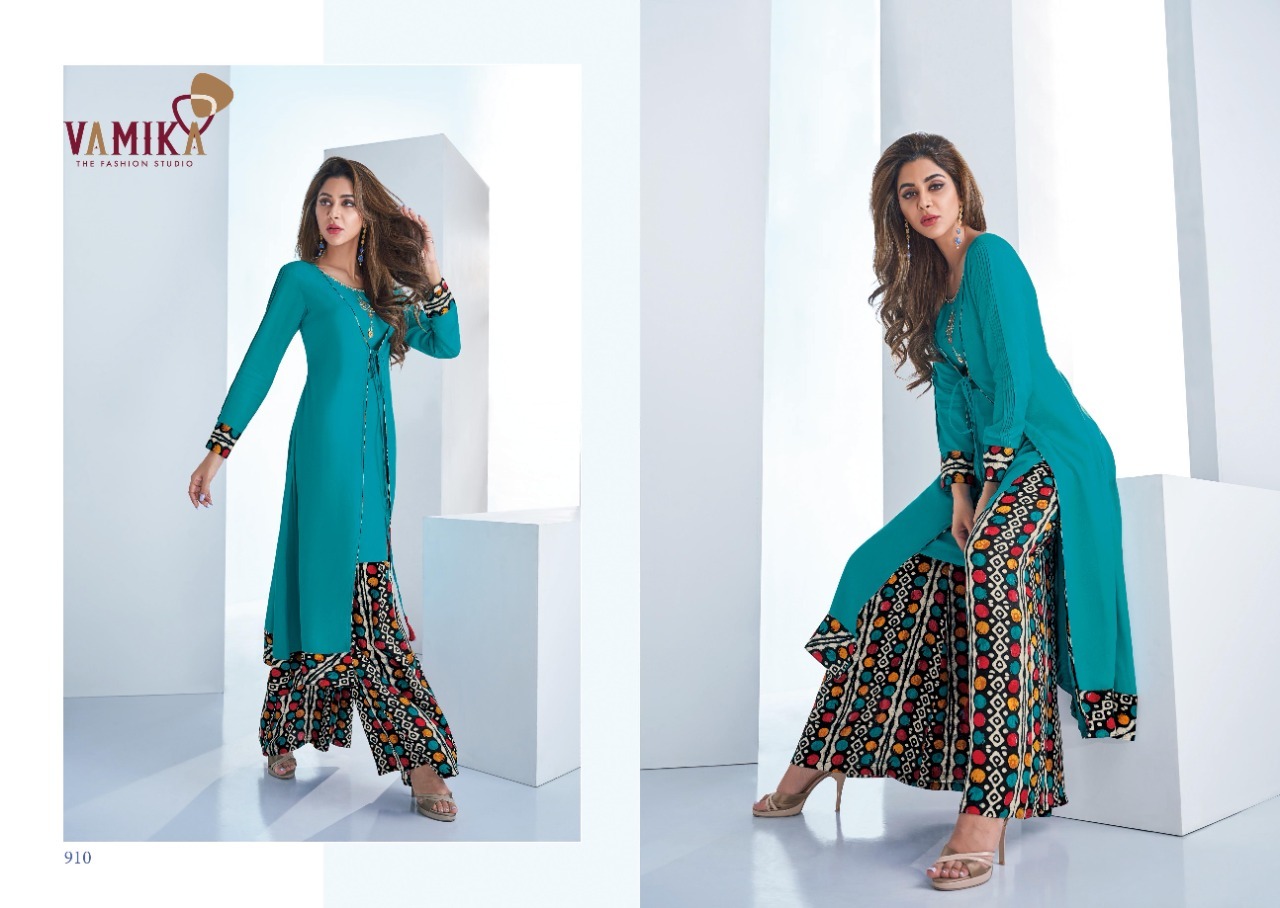 Plazo Vol 3 Rayon Kurti - Color: As Per Catalog