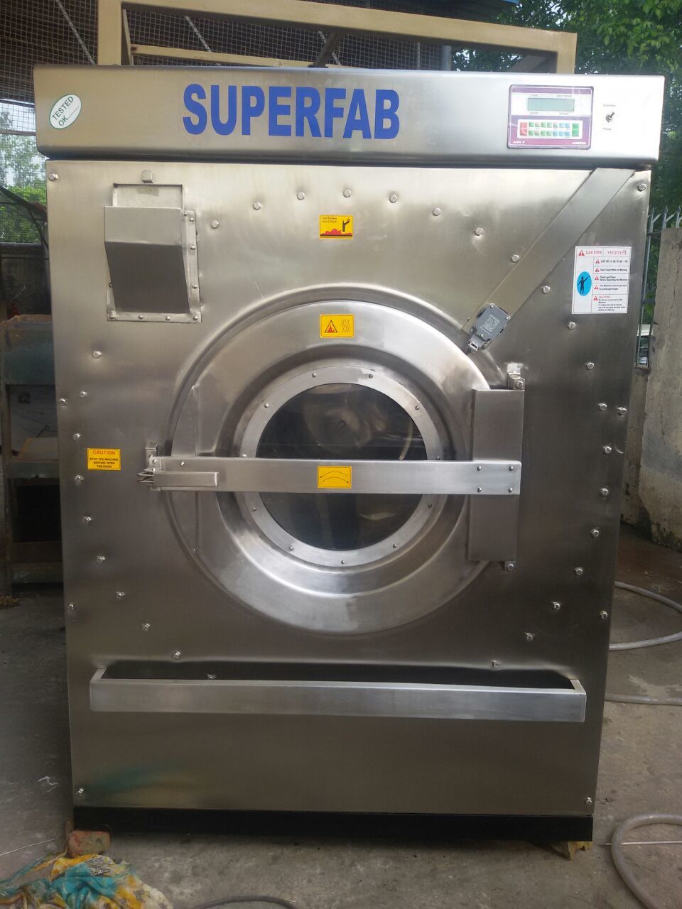 Front Loading Washing Machine - 20kg To 280kg Capacity, Stainless Steel 304 Interior, Electric & Steam Heating, Automatic Operation, Customizable Colors, 440v/220v Voltage, 1 Year Warranty